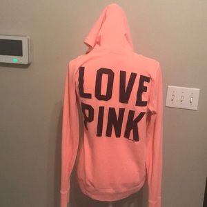 Victoria’s Secret Pink peach hoodie